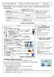 Services: Module 4  9th form