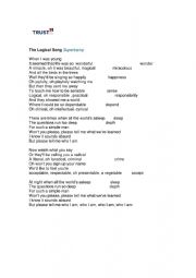 English Worksheet: The Logical Song - Supertramp