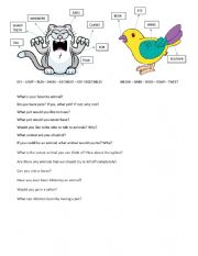 Animals vocabulary and questions