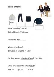 English Worksheet: This is Britain school