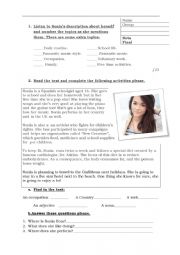 English Worksheet: Test on Eating Habits