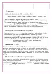 languages exercises Module 3 9th form