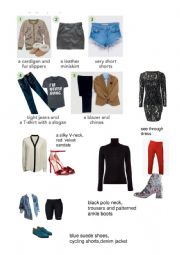English Worksheet: Clothing