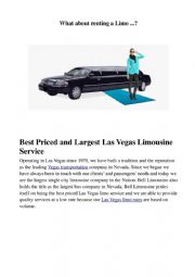 What about renting a limo 