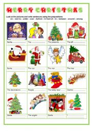 Merry Christmas - Prepositions