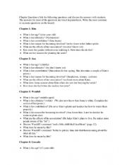 English Worksheet: Seedfolks chapter questions