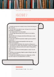 English Worksheet: IGCSE Exam prep True/False quiz for ESL students