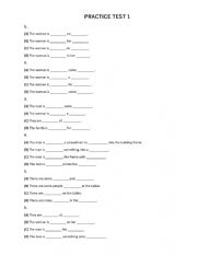 TOIEC TEST PART 1,2