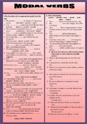 MODAL VERBS