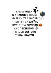 English Worksheet: I�M A WITCH