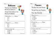 English Worksheet: Reading for kid