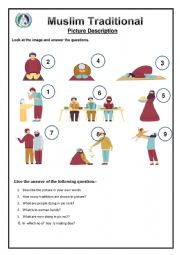 English Worksheet: Tradition of a Muslim