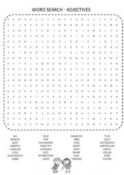 English Worksheet: ADJECTIVES