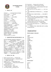 English Worksheet: exercise 6 grade