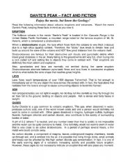 English Worksheet: Dante�s Peak Movie