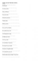 English Worksheet: Personal Pronouns