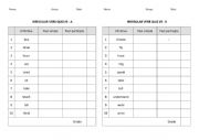 English Worksheet: Past simple verbs - irregular - Quiz 5