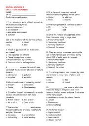 English worksheet: social