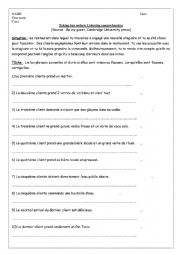English Worksheet: Ordering drinks