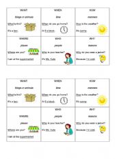 English Worksheet: Wh-words