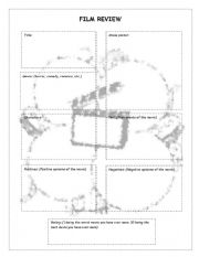 English Worksheet: Movie review