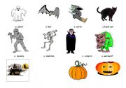 Halloween vocabulary