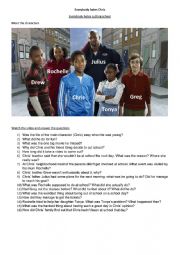 English Worksheet: Everybody hates Chris