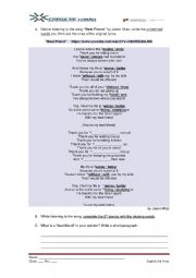 English Worksheet: Friends