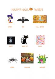 English Worksheet: Halloween