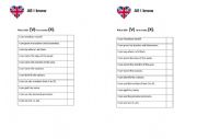 English Worksheet: Assessment 1