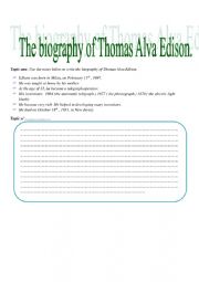 The biography of Thomas Alva Edison.