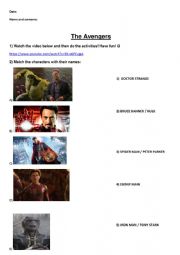 The avengers - Activities