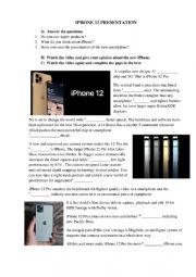 iPhone 12 Presentation Worksheet