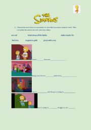 English Worksheet: Smart, Smarter - TheSimpsons