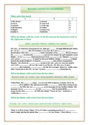 remedial activities for consolidation 1st form