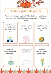 English Worksheet: Thanksgiving