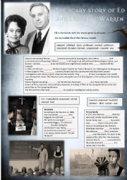Ed and Lorraine Warren story - Reading comprehension + Past simple + Keys