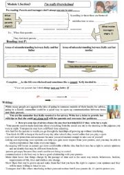 English Worksheet: I�m really overwhelmed