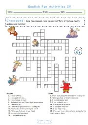 English Worksheet: English fun activities IV