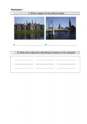 English Worksheet: Caption