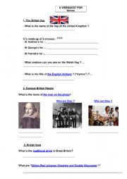 English Worksheet: 6eme