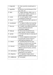 English Worksheet: Business Vocabulary 