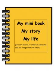 Mini book about me