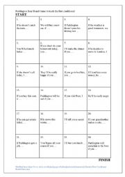 English Worksheet: Paddington Bear Board Game