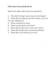 English Worksheet: DVD 