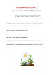 English Worksheet: Jobs 