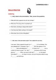 English Worksheet: skills practice