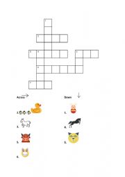 Farm animal crossword