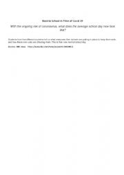English Worksheet: Teens in times of Covid
