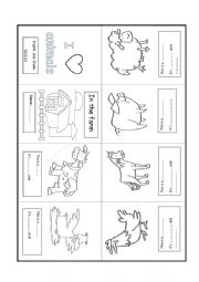 English Worksheet: Animals